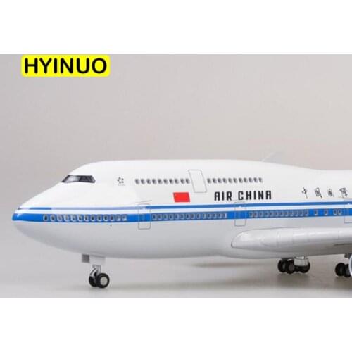 1/150 Scale 47CM Airplane B747 Aircraft China Airline AIRwaysModel W Light and Wheel landing gears Diecast Plastic Resin Plane