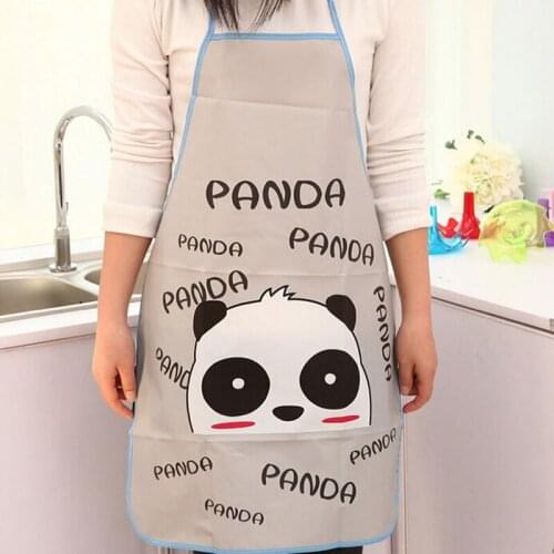 1 PCS Kitchen Oil and water resistant Apron Cartoon Printing Aprons For Women Cooking Baking Restaurant Apron Home Tools 50*70cm