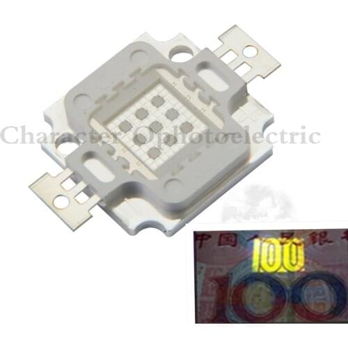 10W High Power LED UV Light Chip 365nm 375NM 385nm 395nm 400nm 415nm 430nm Ultra Violet DIY 10pcs