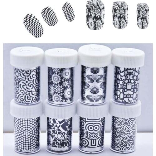 16 Bottles Nail Art Foil Nail Wrap Paper Nail Foil Steaker Holographi Nail Art Steaker