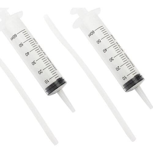 2 lot Bike Tire Filling Syringe Universal Tubeless Tyre Repair Sealant Injector