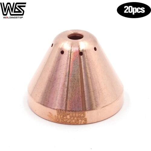20pcs Plasma consumables shield 220673 shield cup compatible fitting 45 65/85/105 Cutting Torch Consumables