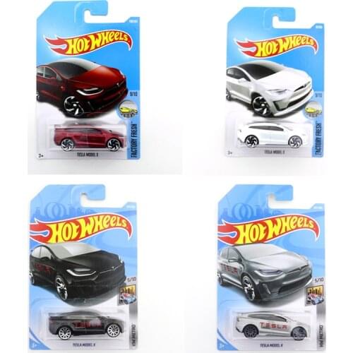 2018 TESLA MODEL X Original Hot Wheels Mini Alloy Coupe 1/64 Metal Diecast Model Car Kids Toys Gift