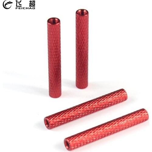 4pcs FEICHAO M3 Aluminum Column 13mm 30mm 35mm Round Aluminum Alloy Pillar Standoff Spacer Fastener for RC Multicopter Frame Kit