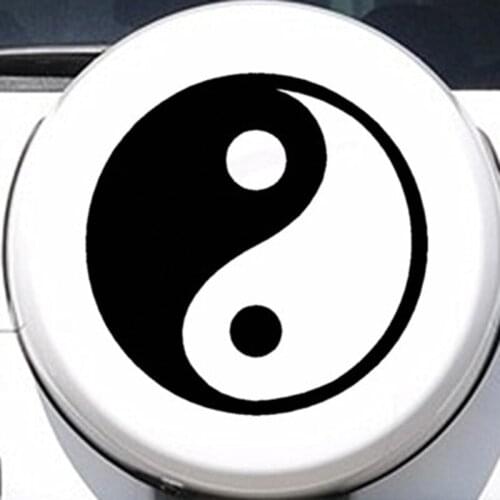 50*50cm Car Stickers Totems Yin and Yang Tai Chi Creative Decal For Fuel Tank Cap car Styling