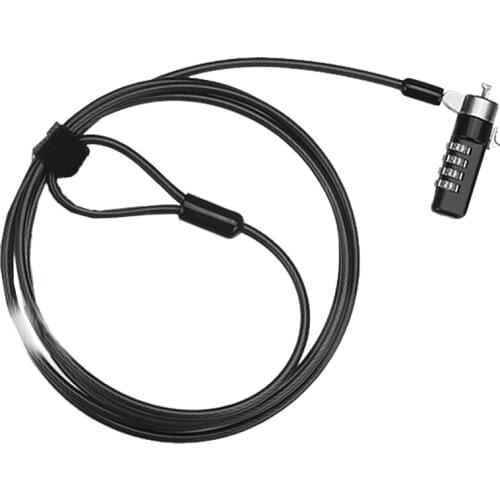 Free Shipping!! 1PC New Password Security Computer Lock Anti-theft Chain 5*3MM Wedge For Dell 17 R5 G3 G7 Latti 7490 7570