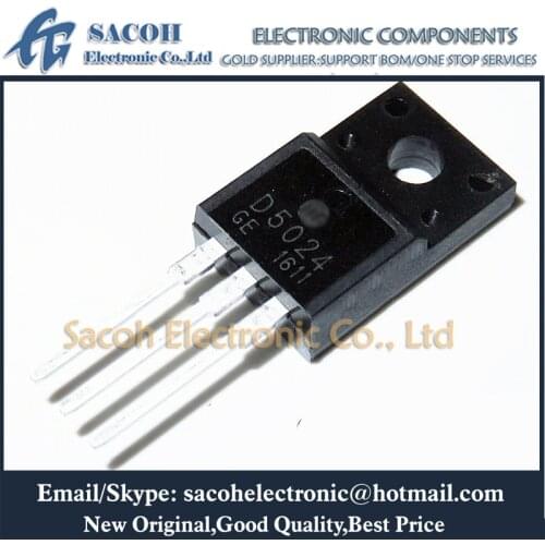 Free Shipping 10Pcs 2SD5011 2SD5018 2SD5023 2SD5024 TO-220F 3.5A 1500V NPN Silicon Power Transistor