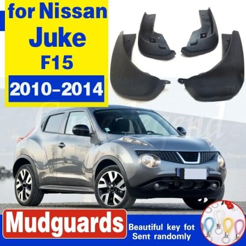 Front Rear Car Mud Flaps For Nissan Juke 2010-2014 F15 Mudflaps Splash Guards Mud Flap Mudguards Fender 2011 2012 2013
