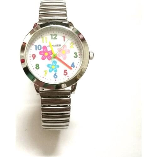 Cartoon Rose Pattern women Wrist Watch Quartz children gift for girls watches kidss sports clock relogio feminino infantil