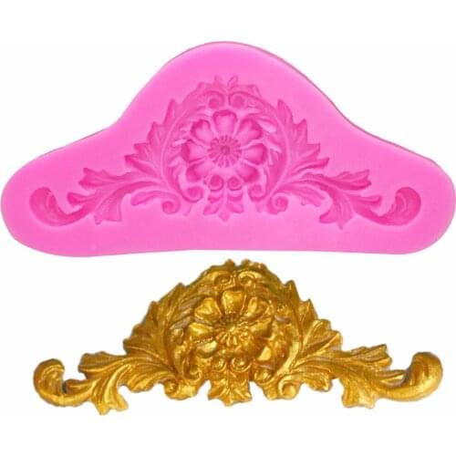Flowers Sugarcraft Silicone mold fondant mold Lace cake decorating tools chocolate confeitaria gumpaste mold T1142