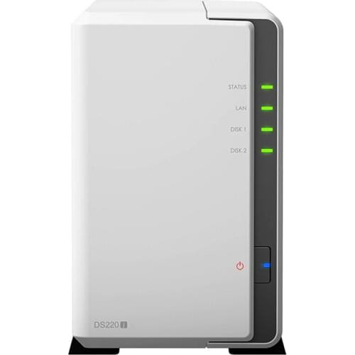Synology Disk Station DS220j 2-Bay NAS Diskless Nas Server NFS Network Storage Cloud Storage 2 Years Warranty Orignal