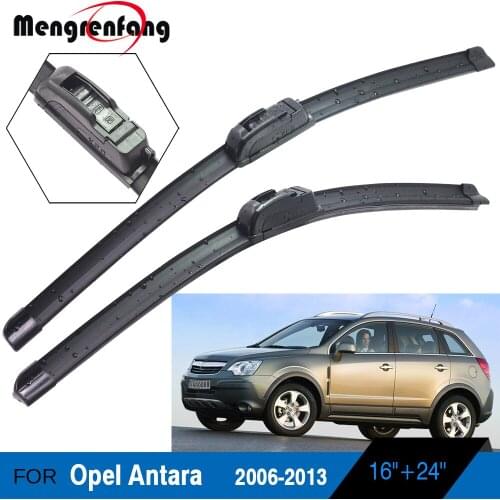 For Opel Antara Car Front Windscreen Wiper Blades Soft Rubber Wiper 2006 2007 2008 2009 2010 2011 2012 2013