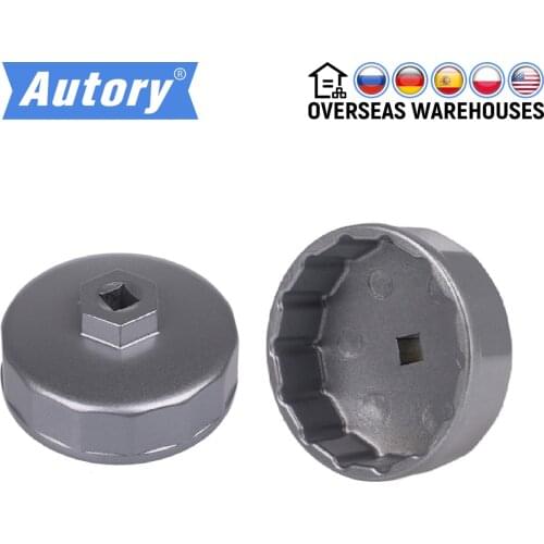 Oil Filter Wrench Engine Tool For Mercedes Benz Sprinter VW Audi Porsche Volkswagen Mazda Dodge Non-slip Internal 74mm 14 Fluter