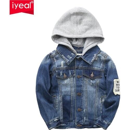 Джинсовые куртки для мальчиков IYEAL China At AliExpress