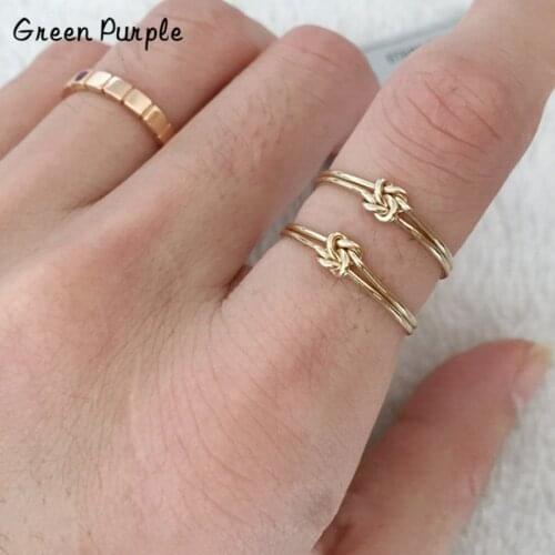 Knuckle Knot Rings Gold Jewelry Ladies Ring Anillos Mujer Boho Bague Femme Minimalism Anelli Aneis Gold Rings for Women