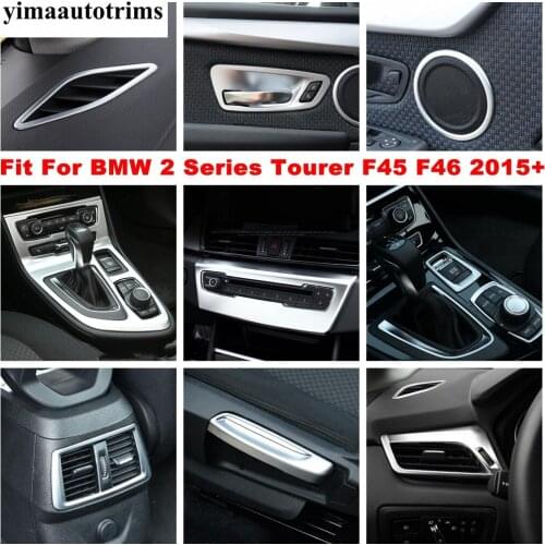 Handle Bowl / Car Door Speaker / Shift Gear Panel Cover Trim Interior For BMW 2 Series Tourer F45 F46 2015 - 2020 218i 220i 228i