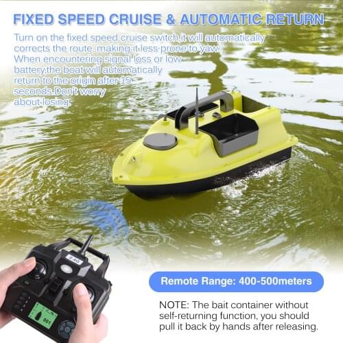New Outdoor Sport D18b Gps Fishing Bait Boat With 3 Bait Containers Automatic Bait Boat With 400-500m Remote Range Fishing Tool