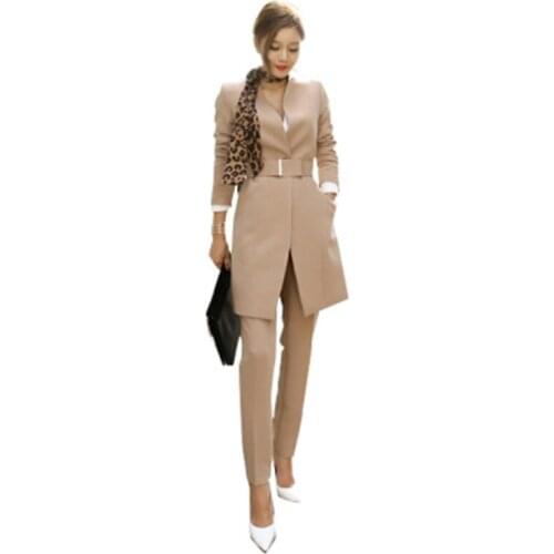 Lovepeapomelo Women's Trouser Suits Two