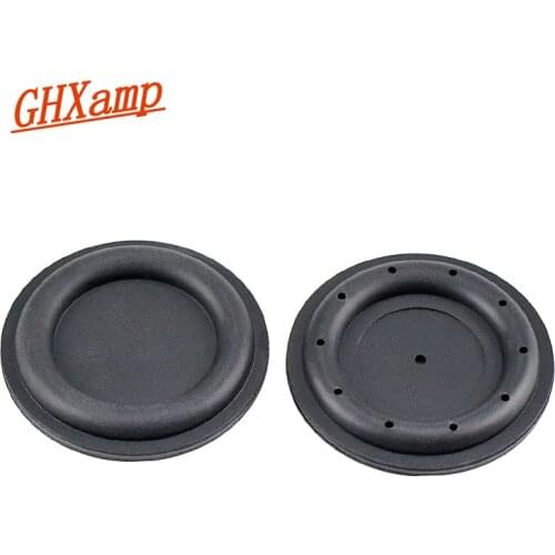 GHXAMP 2 Inch 55mm Speaker Bass Passive Radiator Special Woofer Vibration Diaphragm Dual Rubber Edges Subwoofer Auxiliary Driver