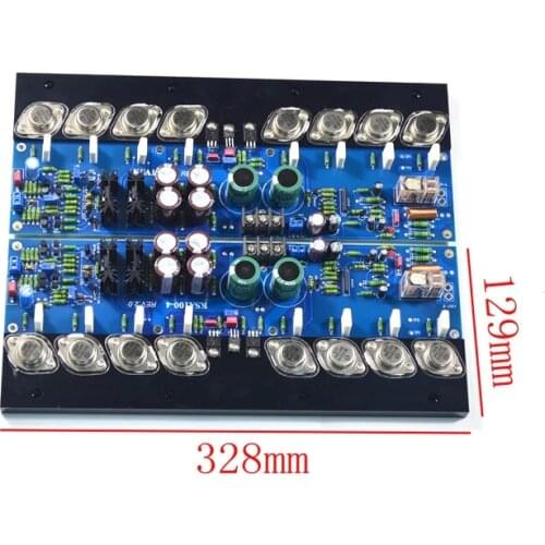1 Pair Class AB power amplifier board 300W imitating FKERLL fever FKSA100-4MKII HiFi pure Rear Stage Finished board
