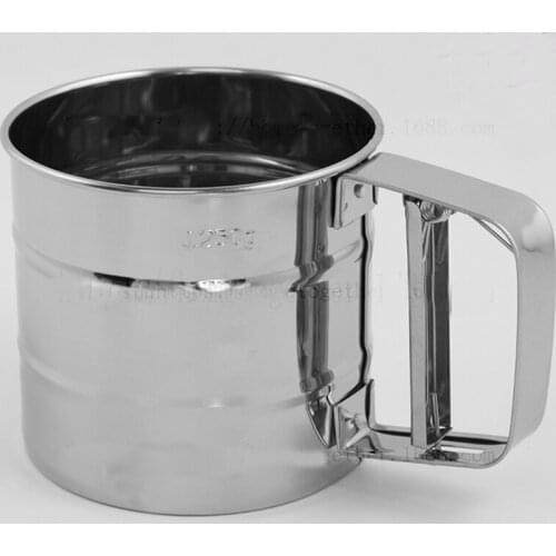 Stainless Steel Flour Sieve Flour Sifter Shaker Baking Pastry Tools Bakeware Strainer for Coffee Icing Sugar Powder for Kitchen