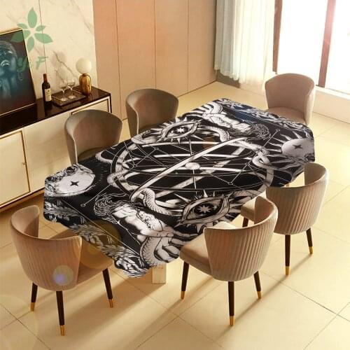 The Eclipse Tarot Witch Barbecue Picnic Home Party Table Cloth