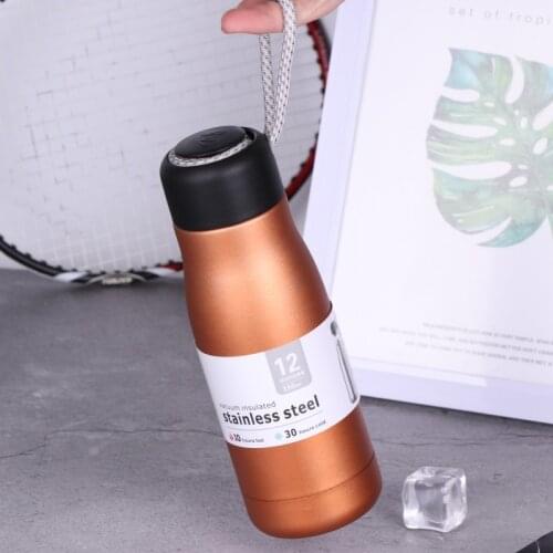 420ml Thermos Stainless Steel Double Wall Thermal Cup Bottle Travel Mug Water Vacuum Cup School Home Tea Coffee Drink Bottle Cup