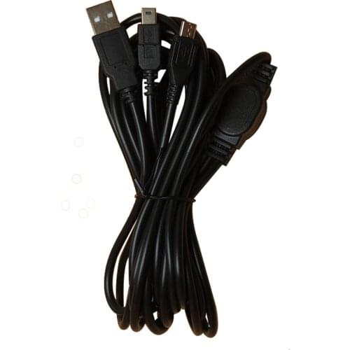 10 PCS a lot 3.5M 2 in 1 High Speed Micro USB Charge Cable Sync Charge Data Cord for PlayStation 4 PS3/ PS4 Game Controller