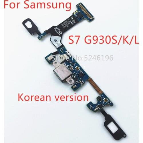 1pcs Micro USB PCB Charging Charger Port Dock mini Connector Flex Cable For Samsung Galaxy S7 SM-G930S G930S/K/L Circuit board