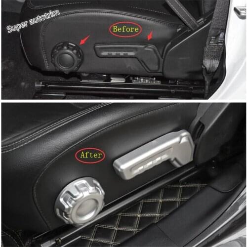 Lapetus Accessories Interior Seat Adjustment Memory Button Switch Frame Cover Trim ABS For Jeep Wrangler JL 2018 - 2020 Colorful