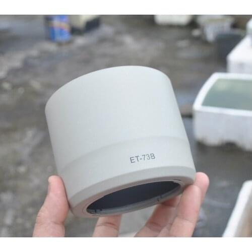 White Lens Hood Shade ET-73B for Canon EF 70-300mm F4-5.6 L IS USM Lens Replace Canon ET73B