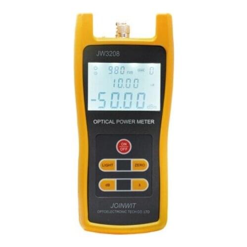 Free Delivery by Fedex JW3208C Joinwit Handheld Optical Power Meter Fiber Optic Tester SC FC ST Connector-50~+26dBm