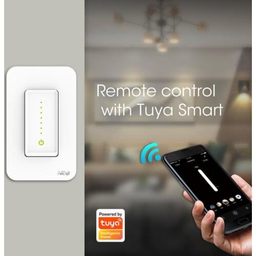 Tuya Smart Life ZigBee Smart Home Wireless Switch Light Dimmer Switch Remote Tuya Zigbee No Hub Required For Alexa Google Home