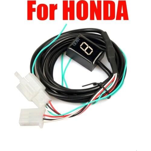 For Honda CB400 CB400SF CB600F CB600 F S CBF500 CBF600 VFR800 VT750S CBR600F VTX1300 Ecu Plug Mount Speed Gear Display Indicator