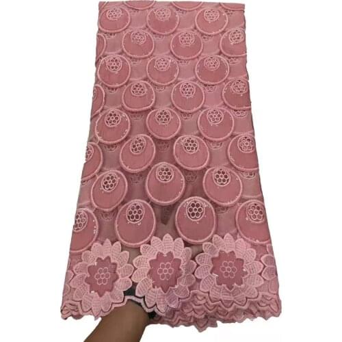 Latest African Net Lace Fabric 2021 High Quality Lace Nigerian Wedding Lace Fabrics Sequined French Tulle Lace For Wedding