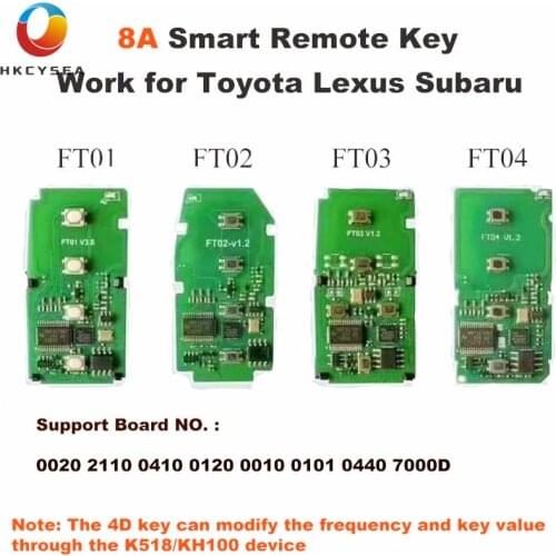 Lonsdor Smart Remote Key Board Can Generate Board NO. 0020 2110 0410 0120 0010 0101 for FT01 FT02 FT03 FT04 FT06 for K518 KH100