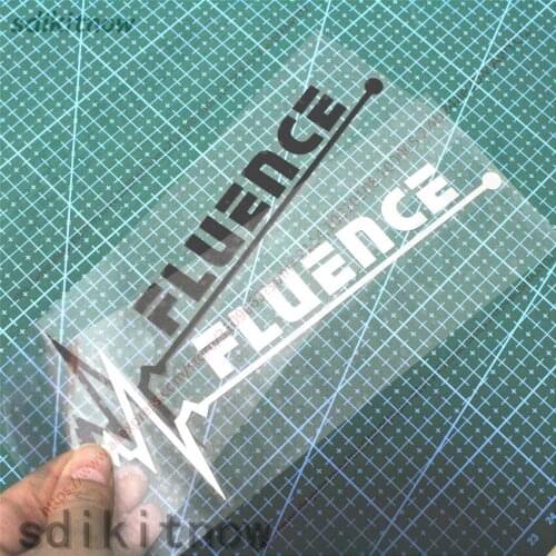 2019 1pc New Heart Car Decal Sticker Styling Windows Door body Decoration For renault fluence accessories