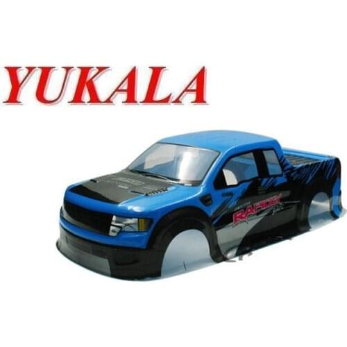 YUKALA 1/10 PVC painted body shell for 1/10 R/C Truck 94188 size 430*193mm wheel base 260mm