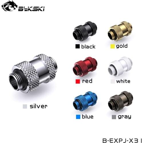 Bykski 22-31MM Double Graphics Card SLI Connect Fittings SLI Connector G1/4 Adapter,B-EXPJ-X31