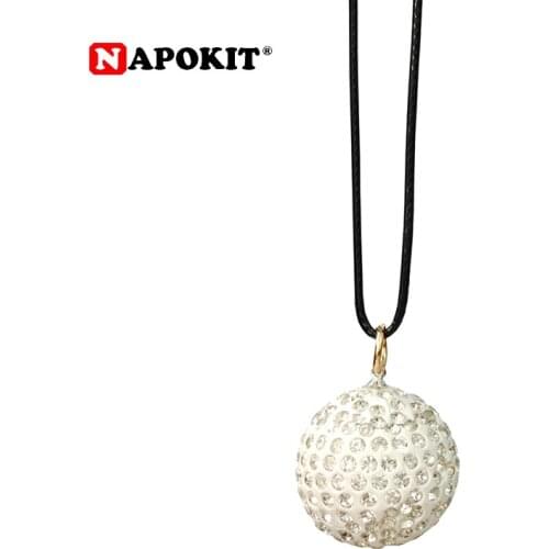 Car Rearview Mirror Charm Crystal Bling Ball Hanging Ornament Car Interior Decor Crystal Ball Lucky Charm Decoration Pendant