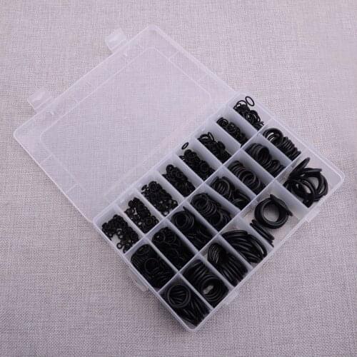 CITALL Universal 1 Set Thickness 1.5mm 2.4mm 3.1mm Rubber O-ring Gasket Seal Kit for Cars Pumps Bearings Electrical Appliances