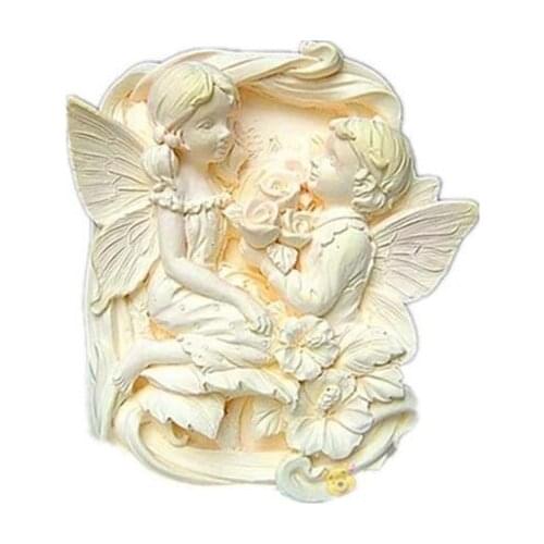 Flower Fairy Silicone molds Flower Fairy soap mold angel silicone soap molds silica gel die Aroma stone moulds candle mould