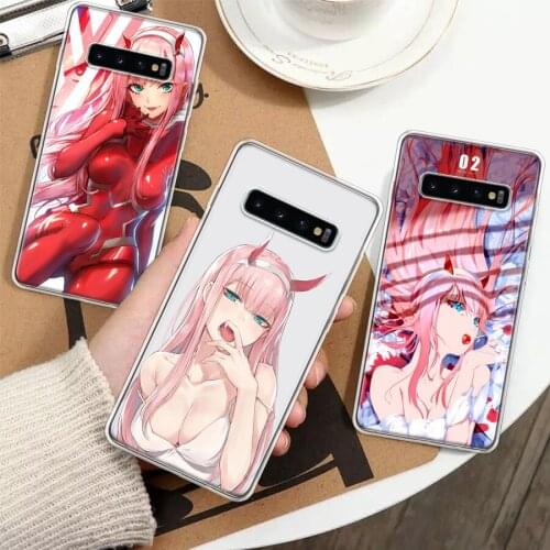 Zero Two Darling In The Franxx 02 Silicon Phone Case For Samsung Galaxy A51 A71 A70 A50 A40 A30 A20E A10S A01 A21 A6 A7 A8 A9 Pl