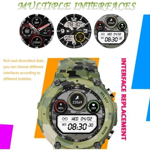 Q998K Smart Watch IP68 Waterproof 600 mah Heart Rate Monitor Blood Pressure Bluetooth Phone Bicycle Sports Smartwatch