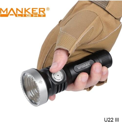 Manker U22 III SFT40 Type C USB Rechargeable LED Flashlight Charging Discharging 21700 Battery Long Range Torch Lantern