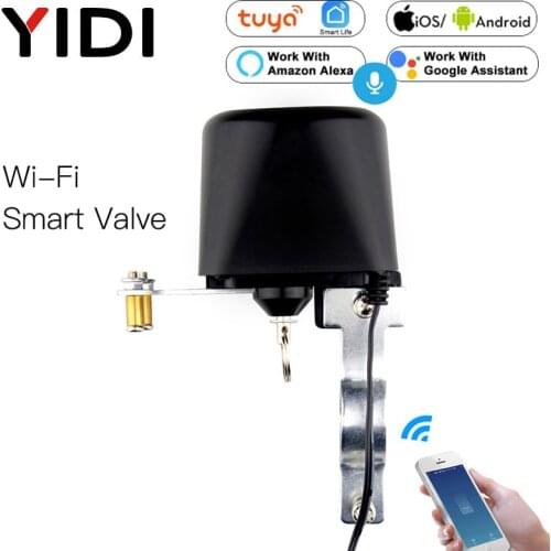 Wifi Smart Valve Home Automation System Valve Control for Gas Or Water Voice Control Work With Alexa Echo Google Home