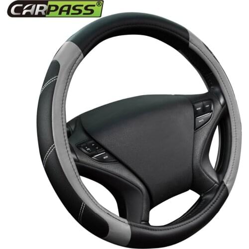 Car-pass Universal Car-styling Automotive Car Steering Wheel Cover Anti-slip Durable Interior Accessories Fit for most cars