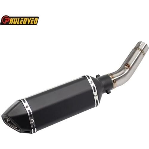 Motorcycle Exhaust System Middle Link Pipe for CB400 Motorcycle Muffler Exhaust Escape Leak Mid Link Pipe for CB400 Escape Motos