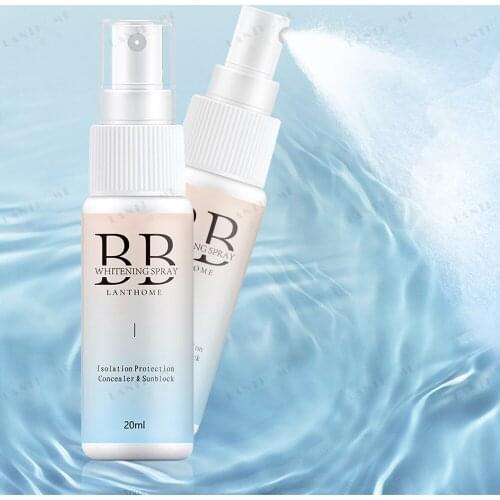 2pcs Body Face Skin Whitening Makeup BB Cream Spray Isolation Moisture Refreshing Hot Sale Make Up Skin 20ml Liquid Foundation