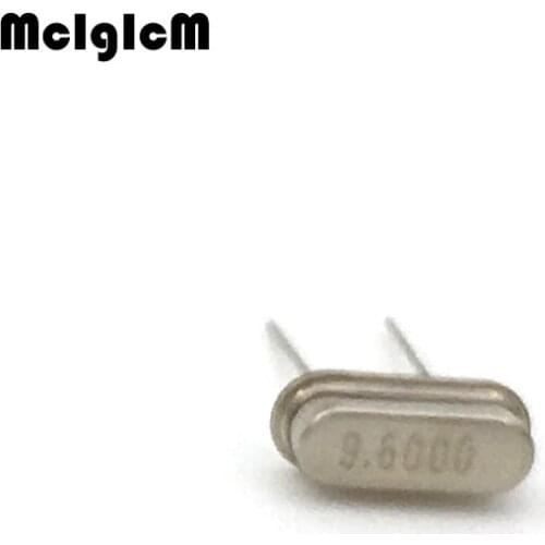 20pcs hc-49s 9.6MHz 9.600mhz 20ppm 20pF quartz resonator